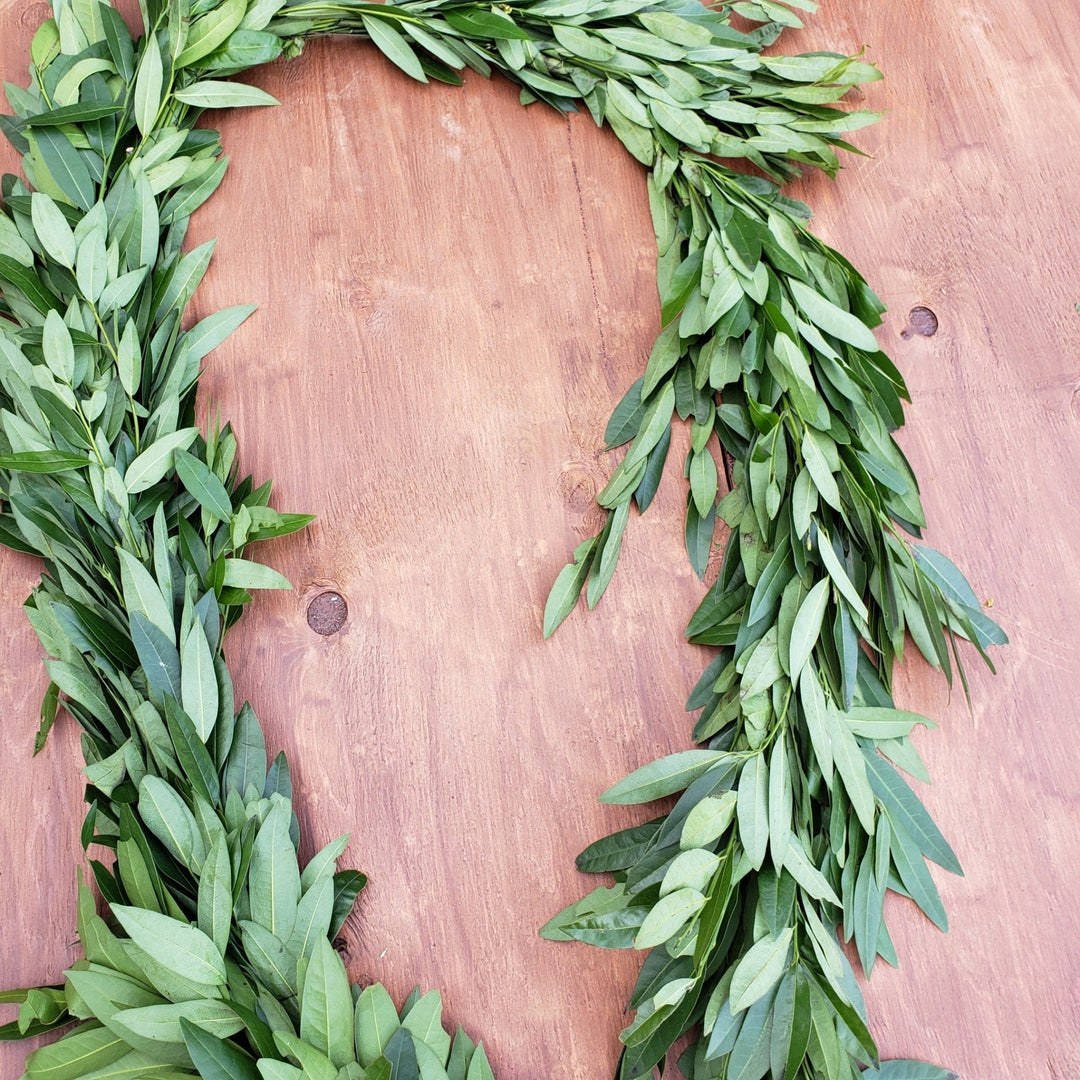 Bay Leaf Garland for Tables, Kitchens, and Events