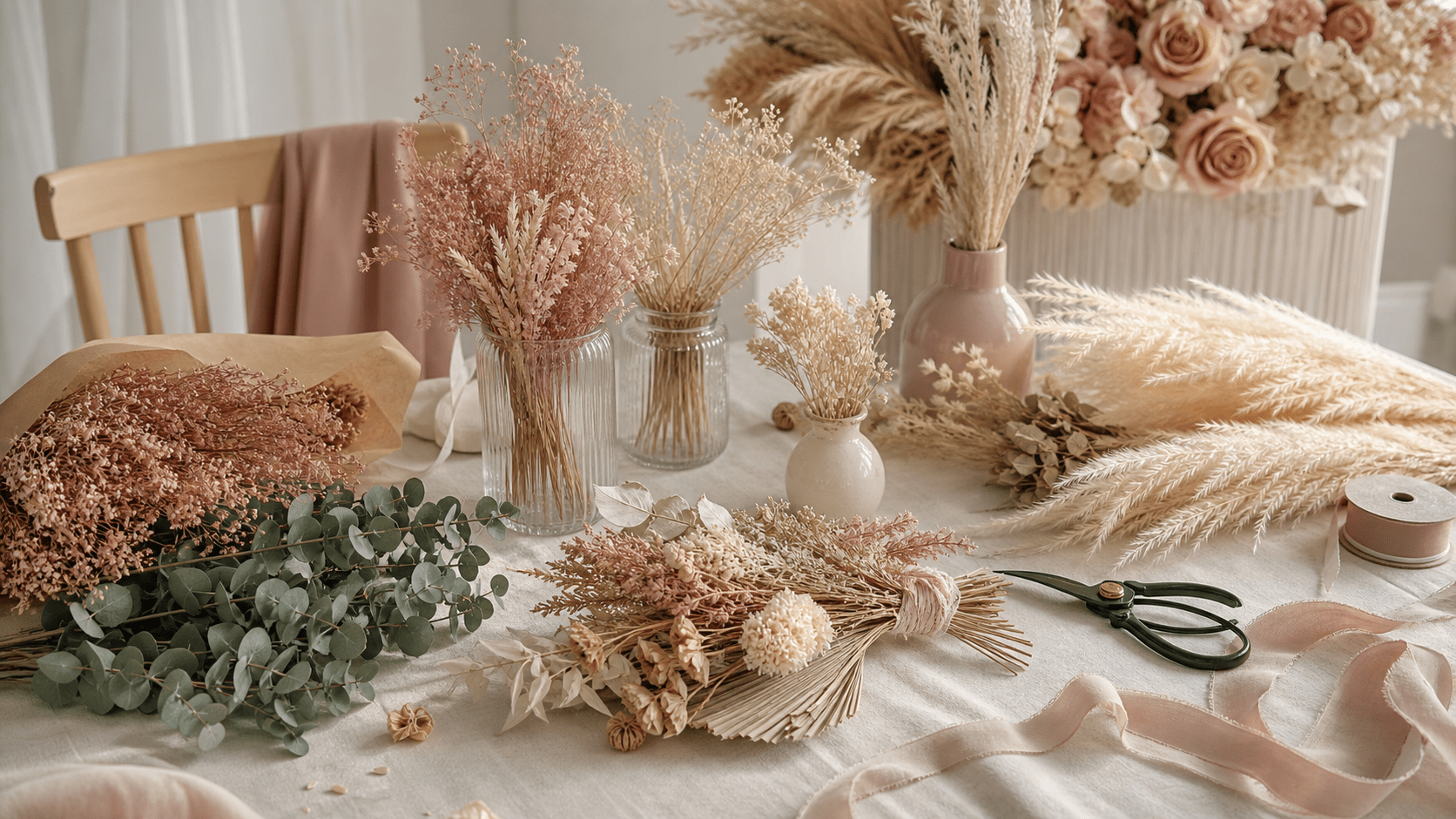 DIY Dried Florals for Your Wedding