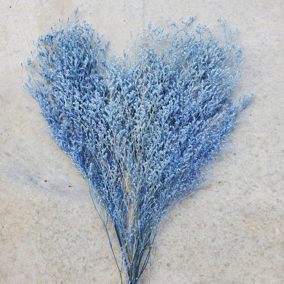 Preserved Caspia Limonium - Dusty Blue (038) - BLOOMINGFUL.COM - wedding, event, decor, gift, bouquet, arrangement, bridal, garland, fresh dried preserved artificial silk, birthday housewarming foliage