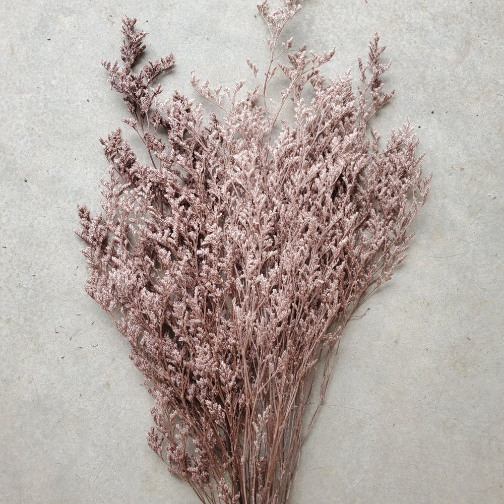 Preserved Caspia Limonium - Dusty Rose Pink Mauve (039) - BLOOMINGFUL.COM - wedding, event, decor, gift, bouquet, arrangement, bridal, garland, fresh dried preserved artificial silk, birthday housewarming foliage
