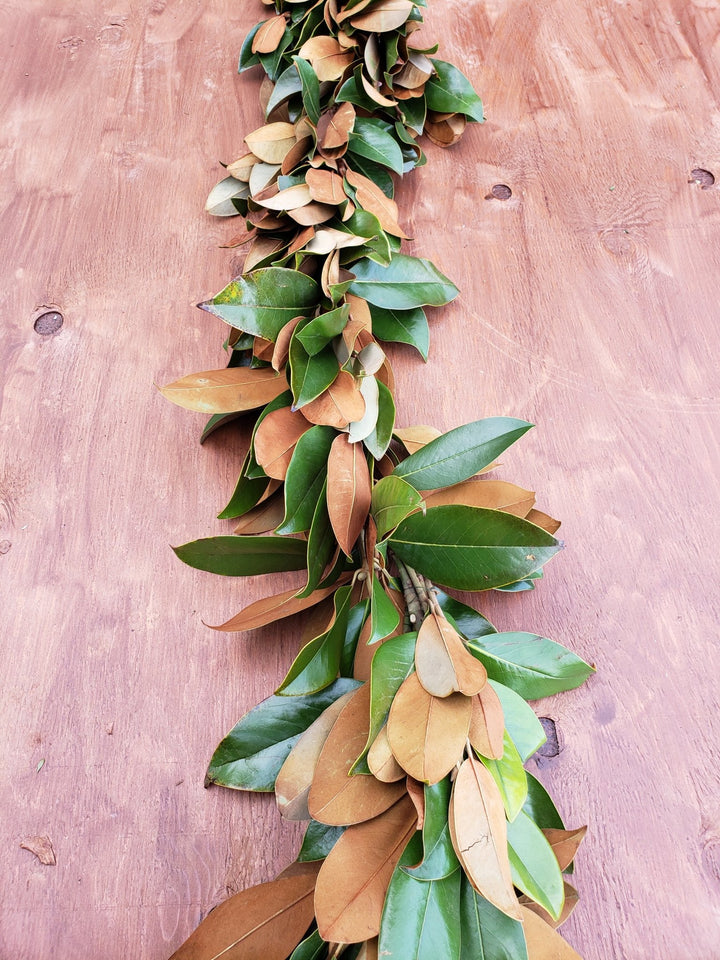 Fresh Magnolia Garland - BLOOMINGFUL - wedding, event, decor, gift, bouquet, arrangement, bridal, garland, fresh dried preserved artificial silk, birthday housewarming foliage