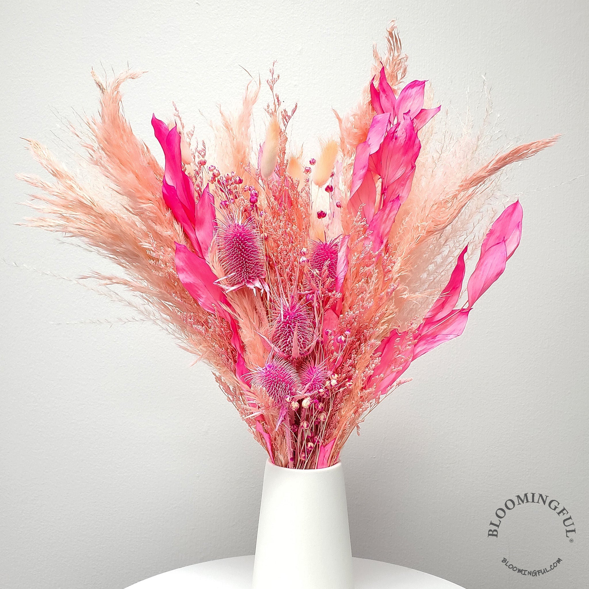 Pink Flamingo - BLOOMINGFUL.COM - wedding, event, decor, gift, bouquet, arrangement, bridal, garland, fresh dried preserved artificial silk, birthday housewarming foliage