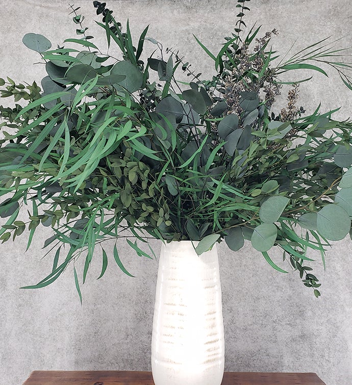 Preserved Eucalyptus Bouquet™, Assorted [Green] - BLOOMINGFUL - wedding, event, decor, gift, bouquet, arrangement, bridal, garland, fresh dried preserved artificial silk, birthday housewarming foliage