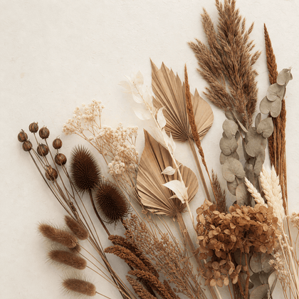 Browns dried and preserved florals